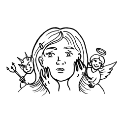 Pobarvanka angela varuha