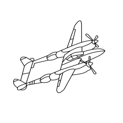 Pobarvanka bojnega letala