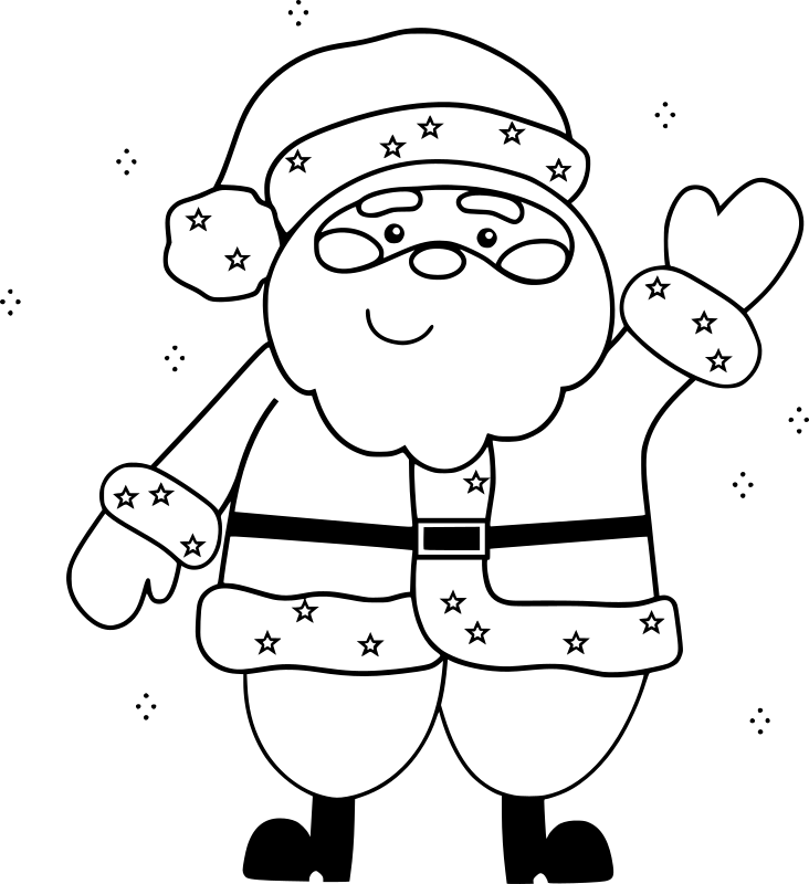 Pobarvanka božička