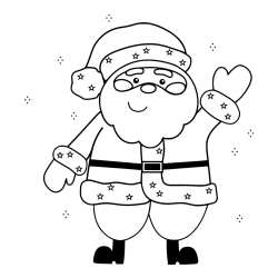 Pobarvanka božička