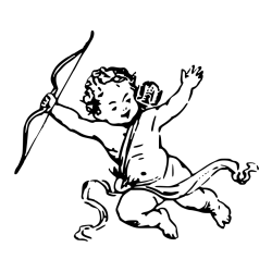 Pobarvanka majhnega angela