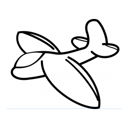 Pobarvanka majhnega letala