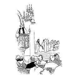 Pobarvanka notranjosti cerkve