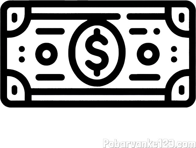 Otroška pobarvanka bankovca