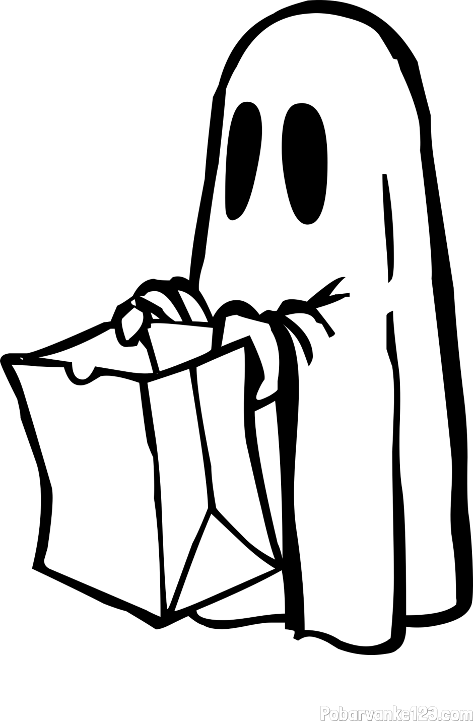 Otroška pobarvanka duhca