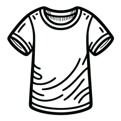 Otroška pobarvanka kratke majice