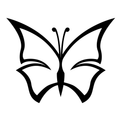 Otroška pobarvanka metulja