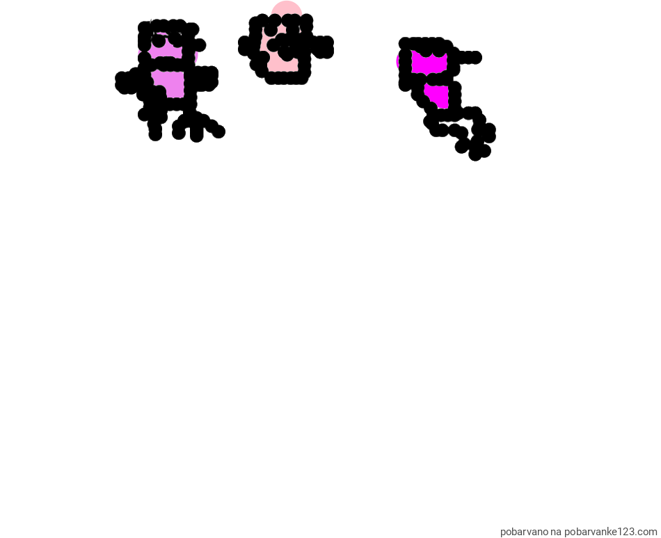 POBARVANA POBARVANKA - 3 lepe ptičke