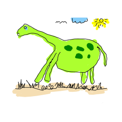 Pobarvana pobarvanka - DINOO