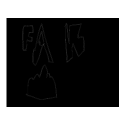 Pobarvana pobarvanka - fakič