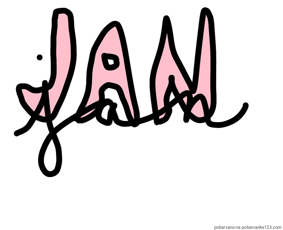 POBARVANA POBARVANKA - jan ime