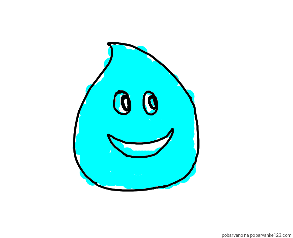 POBARVANA POBARVANKA - Kapljica Splunkie