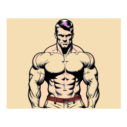 POBARVANA POBARVANKA - Pobarvanka bodybuilder-ja