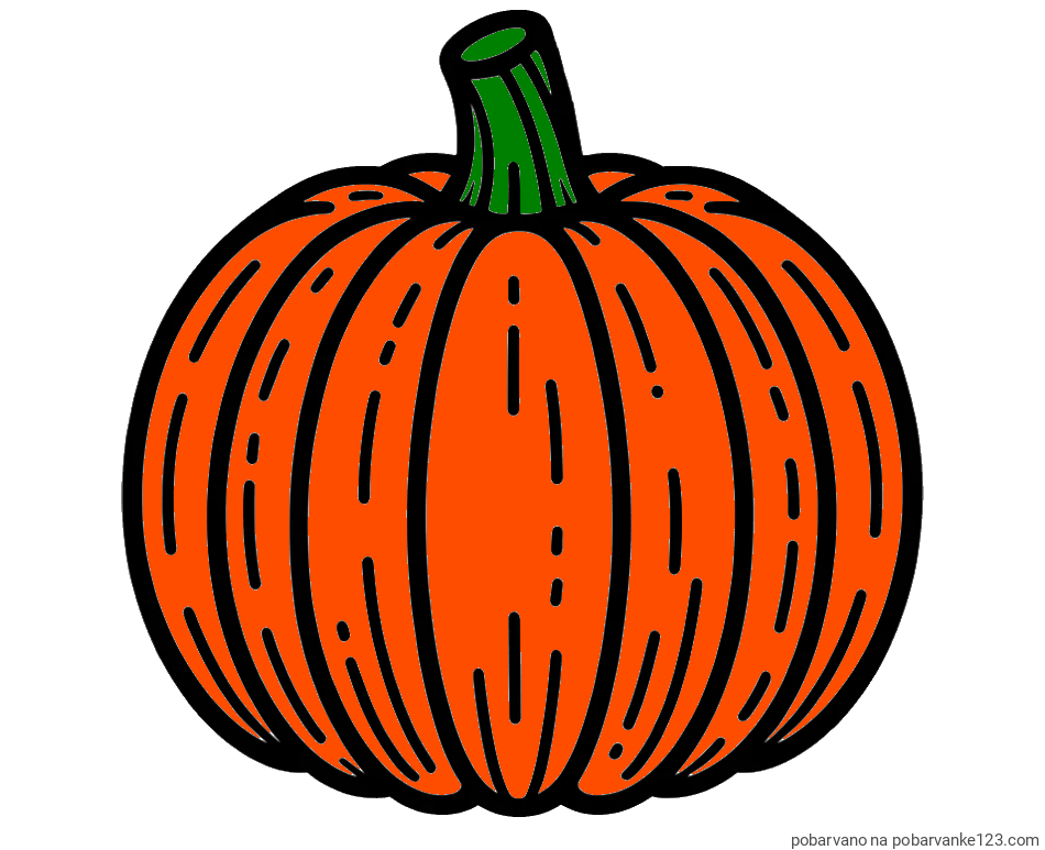 POBARVANA POBARVANKA - Pobarvanka buče