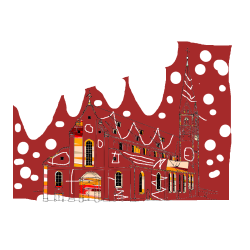 Pobarvana pobarvanka - Pobarvanka cerkev st.Mang iz leta 1828