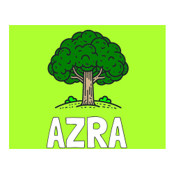 Pobarvana pobarvanka - Pobarvanka imena AZRA in pobarvanka drevesa