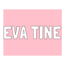 Pobarvana pobarvanka - Pobarvanka imena EVA TINE