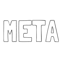 Pobarvana pobarvanka - Pobarvanka imena META