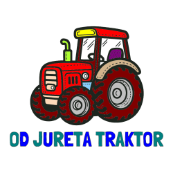 Pobarvana pobarvanka - Pobarvanka imena OD JURETA TRAKTOR in pobarvanka čudovitega traktorja
