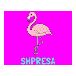 Pobarvana pobarvanka - Pobarvanka imena SHPRESA in pobarvanka flaminga
