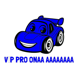 Pobarvana pobarvanka - Pobarvanka imena VIP PRO ONAA AAAAAAAA in pobarvanka otroškega avtomobila