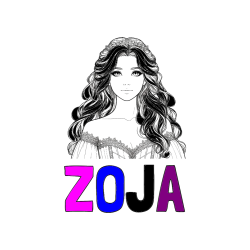 Pobarvana pobarvanka - Pobarvanka imena ZOJA in pobarvanka lepe princese