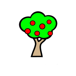 Pobarvana pobarvanka - Pobarvanka jablane