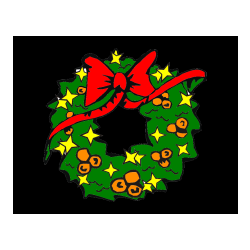 Pobarvana pobarvanka - Pobarvanka lepega adventnega venčka