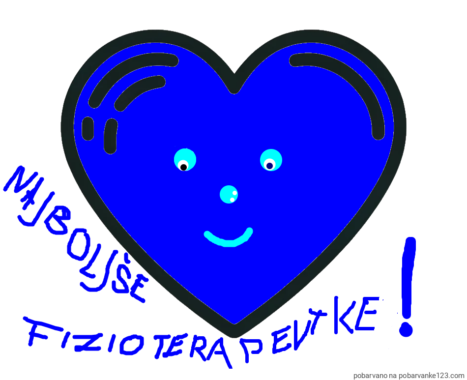 POBARVANA POBARVANKA - Pobarvanka lepega srčka