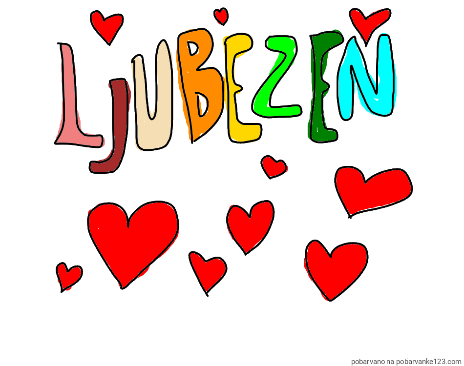 POBARVANA POBARVANKA - Pobarvanka ljubezni ❤