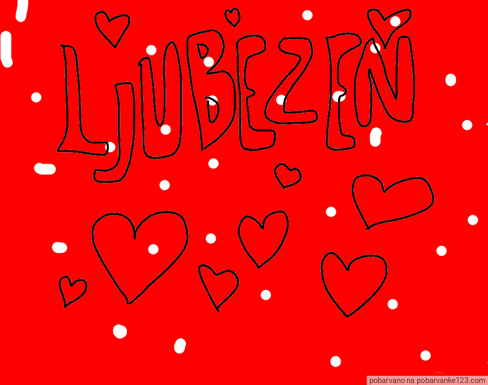 POBARVANA POBARVANKA - Pobarvanka ljubezni ❤