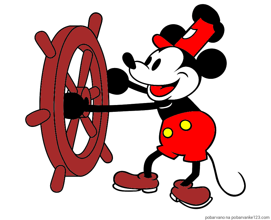 POBARVANA POBARVANKA - Pobarvanka Miki Miške (Mickey Mouse)