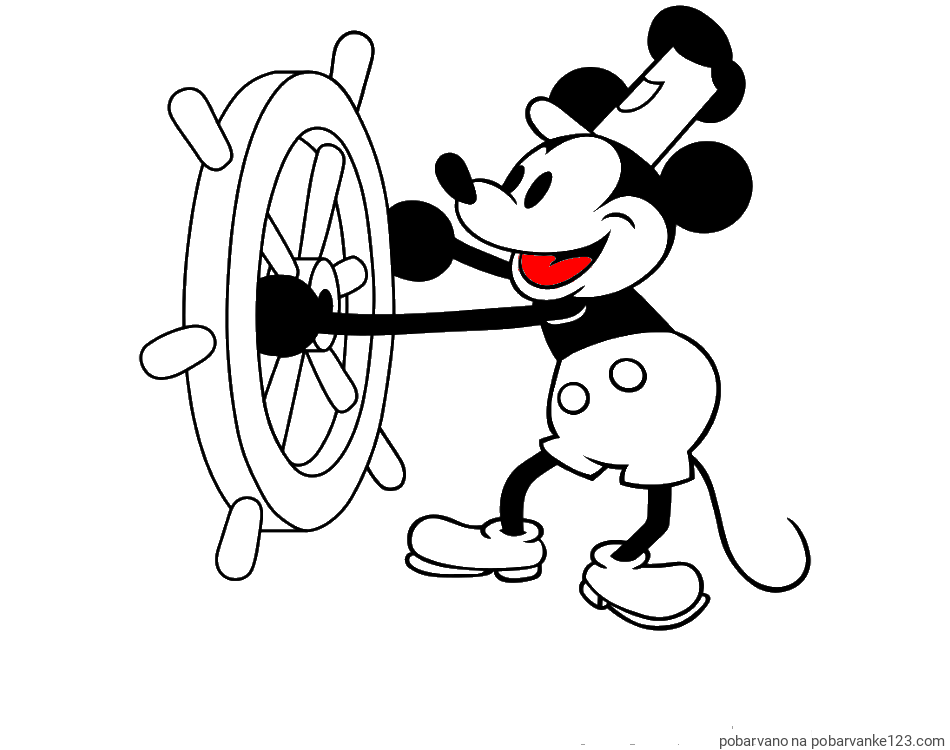 POBARVANA POBARVANKA - Pobarvanka Miki Miške (Mickey Mouse)