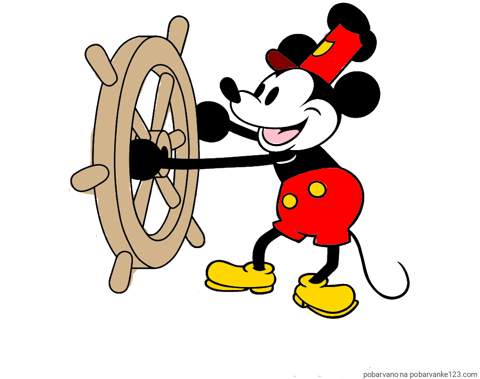 POBARVANA POBARVANKA - Pobarvanka Miki Miške (Mickey Mouse)