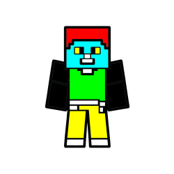 Pobarvana pobarvanka - Pobarvanka Minecraft figurice