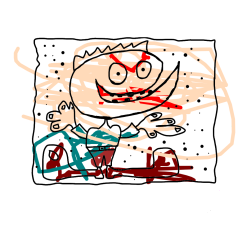 Pobarvana pobarvanka - Pobarvanka možiclja