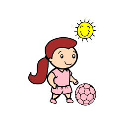 Pobarvana pobarvanka - Pobarvanka nogometašice