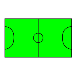 Pobarvana pobarvanka - Pobarvanka nogometnega igrišča
