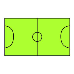 Pobarvana pobarvanka - Pobarvanka nogometnega igrišča