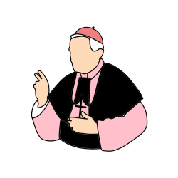 Pobarvana pobarvanka - Pobarvanka papeža