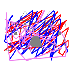 Pobarvana pobarvanka - Pobarvanka peščenega gradu