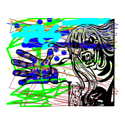 Pobarvana pobarvanka - Pobarvanka pošasti