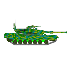 Pobarvana pobarvanka - Pobarvanka tanka M1 Abrams