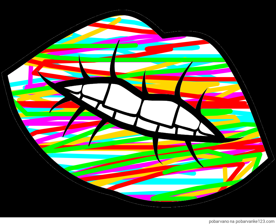 POBARVANA POBARVANKA - Pobarvanka ustnic