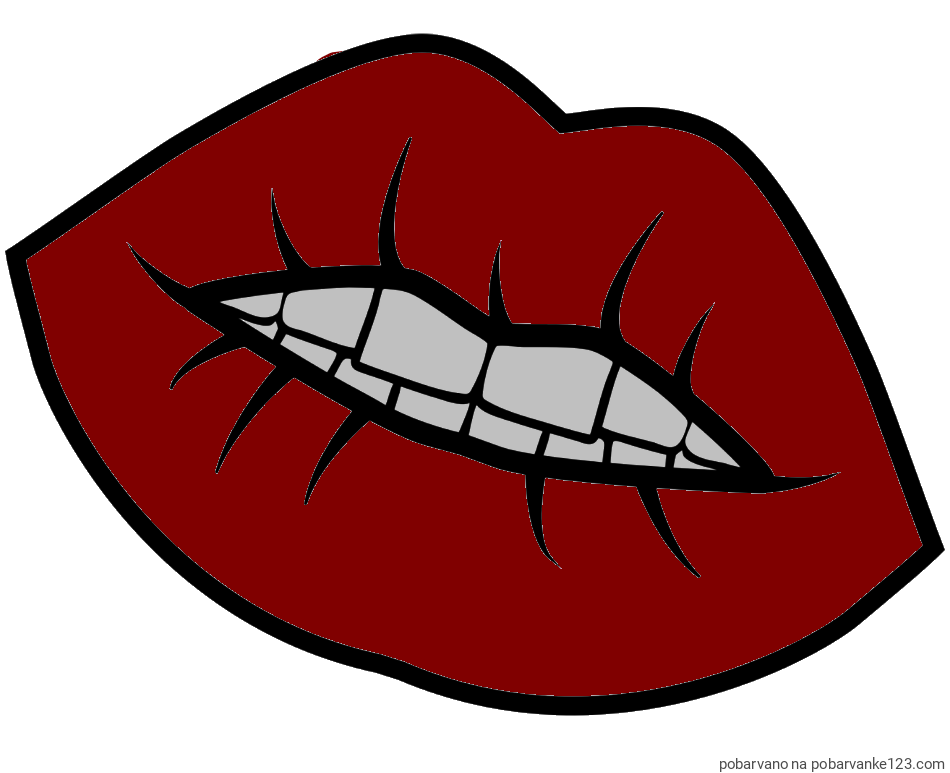 POBARVANA POBARVANKA - Pobarvanka ustnic