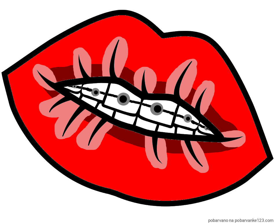 POBARVANA POBARVANKA - Pobarvanka ustnic