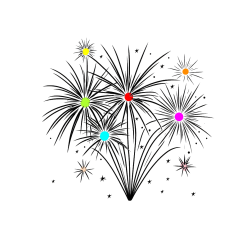 Pobarvana pobarvanka - Pobarvanke velikega ognjemeta