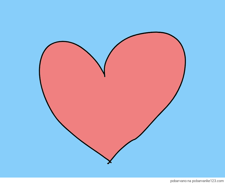 POBARVANA POBARVANKA - Srček