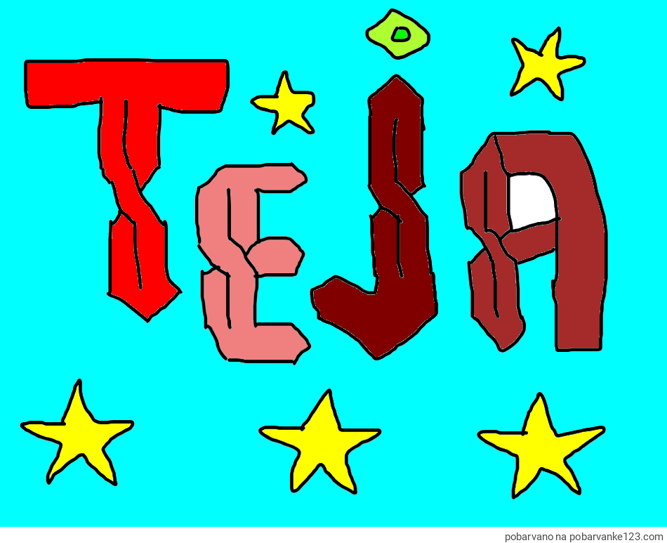 POBARVANA POBARVANKA - teja*