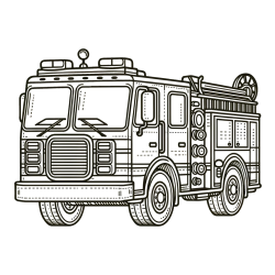 Pobarvanka gasilskega avta